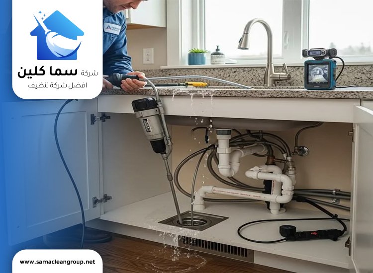 تنظيف المصارف ومواسير المطبخ