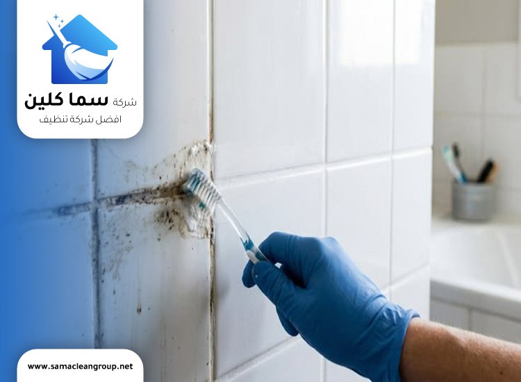 ازالة العفن من الفواصل بين البلاط